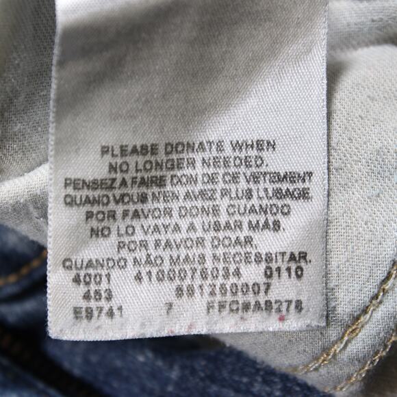 Levi's 542 Jeans Women's 12 Light Wash Straight Pencil Flap Pockets Stretch - Picture 9 of 9